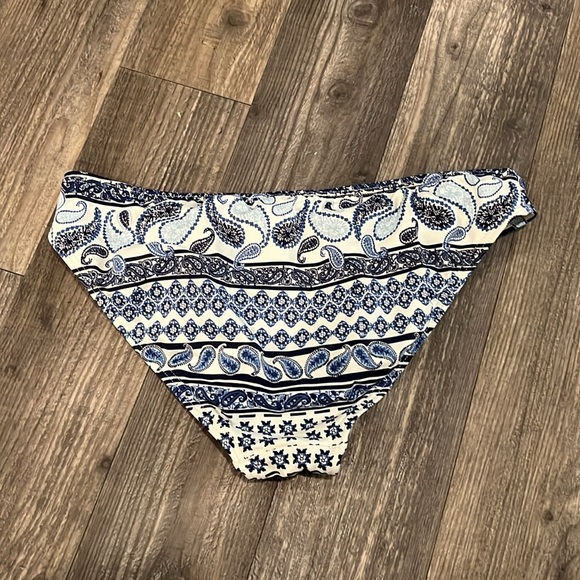 Tommy Bahama Blue Printed Bikini Bottoms - Picture 2 of 5